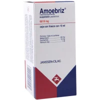 Amoebriz 60/10 Mg Suspensión Pediátrica Con 10 Ml