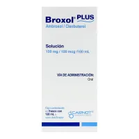 Broxol Plus 150 Mg/100 Mcg Solución Oral Con 120 Ml