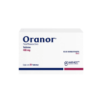 Oranor Norfloxacino 400 Mg Con 20 Tabletas