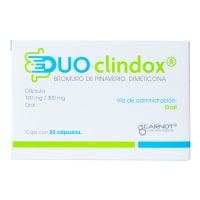 Duoclindox 100 Mg/300 Mg Con 32 Cápsulas