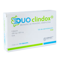 Duoclindox 100 Mg/300 Mg Con 16 Cápsulas