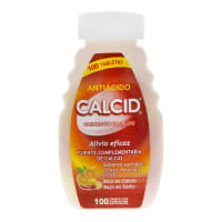 Calcid Antiácido Sabores Surtidos Con 100 Tabletas Masticables