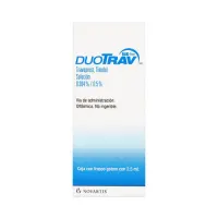 Duotrav Travoprost Timolol Solución Con 2.5 Ml