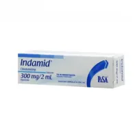 Indamid Clindamicina 300 Mg / 2 Ml Con 1 Ampolleta