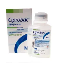 Ciprobac Ciprofloxacino 200 Mg Solución Inyectable 100 Ml