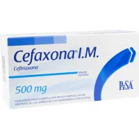 Cefaxona I.M. Ceftriaxona 500 Mg Con 1 Solución Inyectable