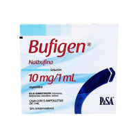 Bufigen 10 Mg Solución Inyectable Con 5 Ampolletas