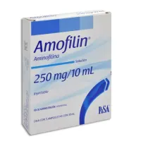 Amofilin 250 Mg/10 Ml Con 5 Ampolletas De 10 Ml