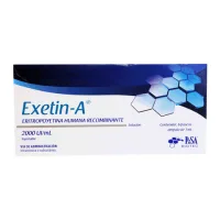 Exetin-A 2000 Ui Con 6 Frascos Ámpula De 1 Ml