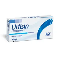 Urtisin 10 Mg Con 10 Tabletas