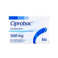 Ciprobac Ciprofloxacino 500 Mg Con 14 Tabletas