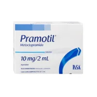 Pramotil 10 Mg Solución Inyectable 6 Ampolletas 2 Ml