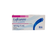 Lufcuren 50 Mg/5 Ml Solución Inyectable Con 12 Ampolletas De 5 Ml