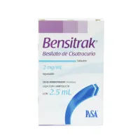Bensitrak 2 Mg/Ml Solución Inyectable Con 1 Ampolleta De 2.5 Ml