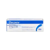 Decorex 8 Mg Solución Inyectable Con Ampolleta De 2 Ml