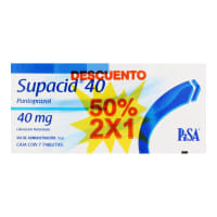 Supacid 40 Mg Con 7 Tabletas Duopack