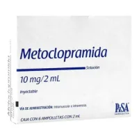 Metoclopramida 10 Mg/2 Ml Con 6 Ampolletas
