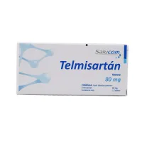 Telmisartán 80 Mg Con 28 Tabletas