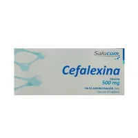 Cefalexina 500 Mg Con 20 Cápsulas