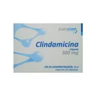 Clindamicina 300 Mg Con 16 Cápsulas