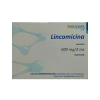 Lincomicina 600Mg/2Ml Con 6 Ampolletas