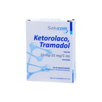 Ketorolaco Tramadol 10/25 Mg Con 3 Ampolletas