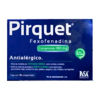 Pirquet 180 Mg Con 10 Comprimidos