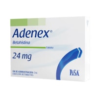 Adenex Betahistina 24 Mg Con 30 Tabletas