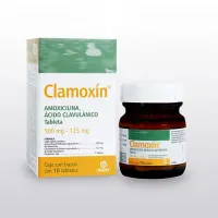 Amoxicilina Ácido Clavulánico 500 / 125 Mg Con 10 Tabletas
