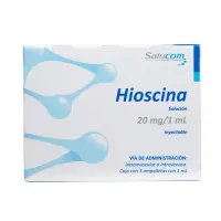 Butilhioscina 20 Mg/Ml Con 3 Ampolletas