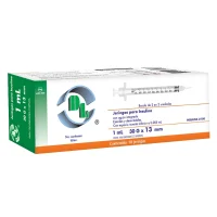 Dl Jeringa Para Insulina 1 Ml 30G X 13 Mm Con 10 Piezas