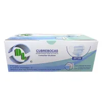 Dl Cubrebocas Tricapa Con 50 Piezas