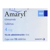 Amaryl 4 Mg Con 15 Tabletas