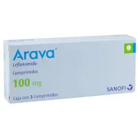Arava 100 Mg Con 3 Comprimidos