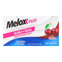 Melox Plus Con 50 Tabletas Sabor Cereza