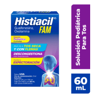 Histiacil FAM Solución Pediátrica Sabor Uva 60 ml