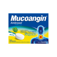 Mucoangin Ambroxol 20 mg 18 pastillas menta