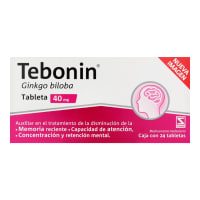Tebonin con 24 Tabletas de 40 mg