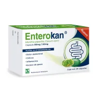 Enterokan Menta Piperita Carum Carvi Con 28 Cápsulas