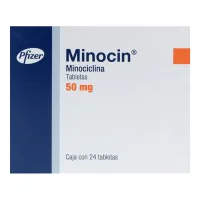 Minocin Minociclina 50 Mg Con 24 Tabletas