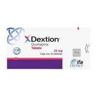 Dextion 25 mg con 30 Tabletas