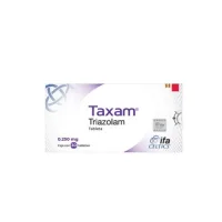 Taxam Triazolam 0.25 mg con 30 Tabletas