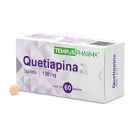 Quetiapina 100 mg con 60 Tabletas