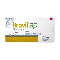 Itravil Ap 60 mg con 60 Cápsulas