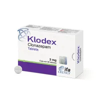 Klodex 2 mg con 30 Tabletas