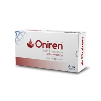 Oniren Acido Tranexámico 650 mg con 30 Tabletas