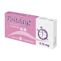 Postday 0.75 mg con 2 Tabletas