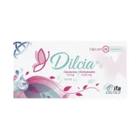 Dilcia Ciproterona Etinilestradiol 2.0 Mg / 0.035 Mg Con 21 Tabletas