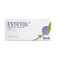Estetol 20/10 Mg Con 30 Tabletas