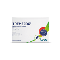 Tremecox 300/15 mg Con 20 Tabletas